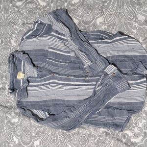 Maeve striped button up